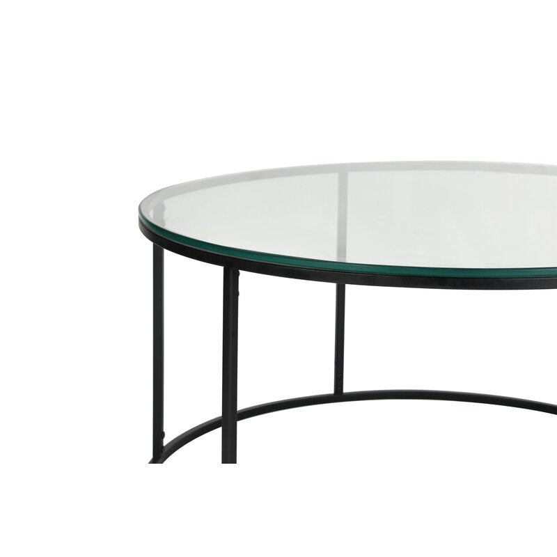 Crest Metal Coffee Table For Living Room