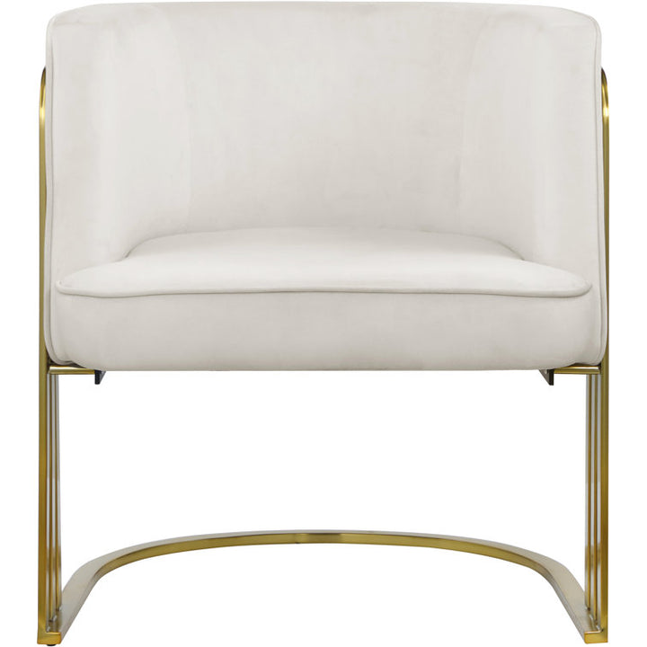 Leesha Metal and Fabric Arm Chair | Living Room Chair | Lounge Chair