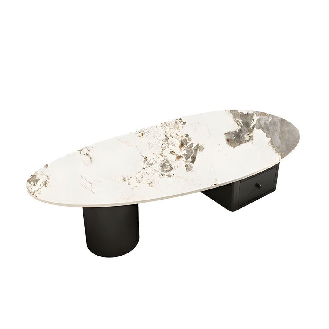 Grisha Stainless Steel Frame Coffee Table for Living Room