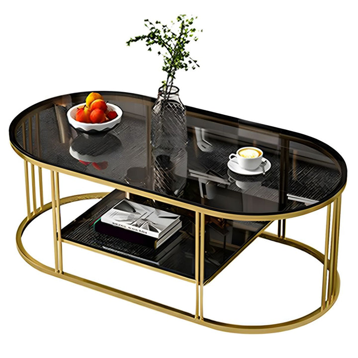 Jinal Stainless Steel Coffee Table for Lighting