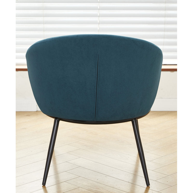 Ishani Metal and Fabric Arm Chair | Living Room Chair | Lounge Chair