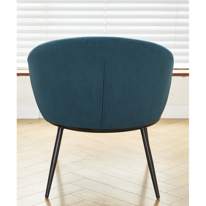 Ishani Metal and Fabric Arm Chair | Living Room Chair | Lounge Chair