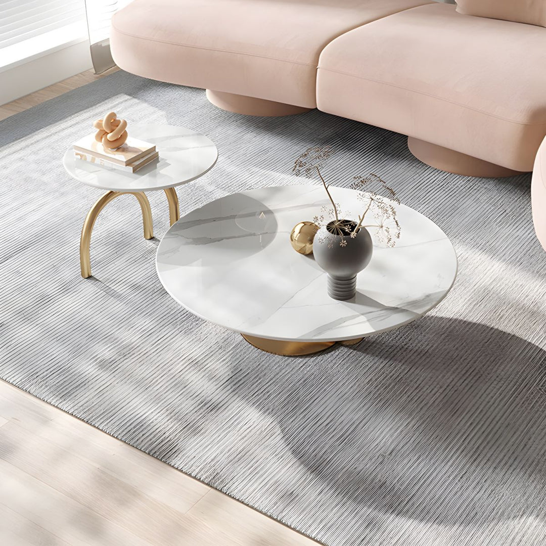 Kashmira Stainless Steel Coffee Table for Living Room