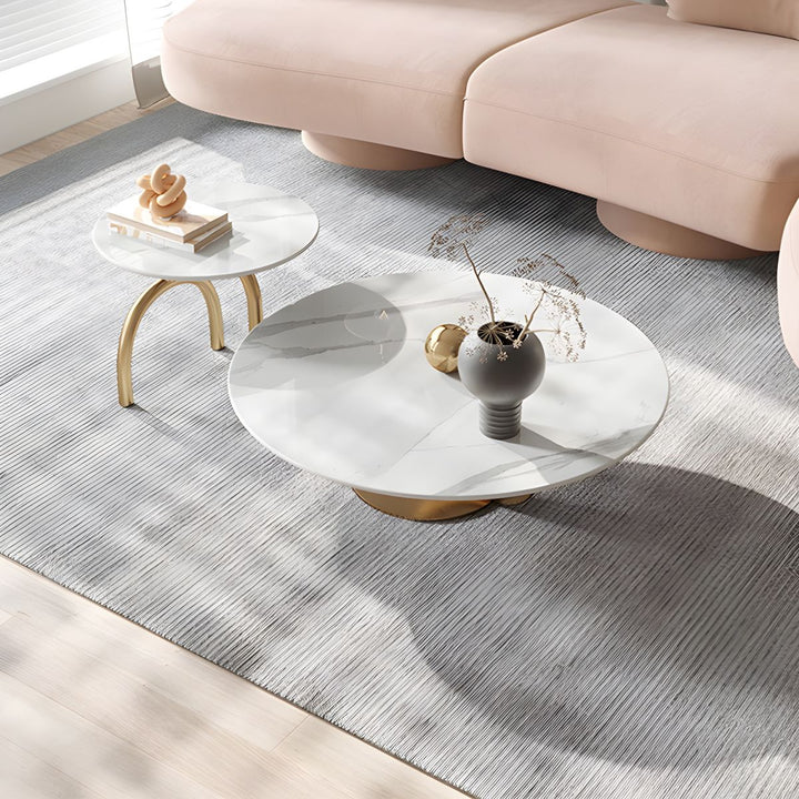 Kashmira Stainless Steel Coffee Table for Living Room