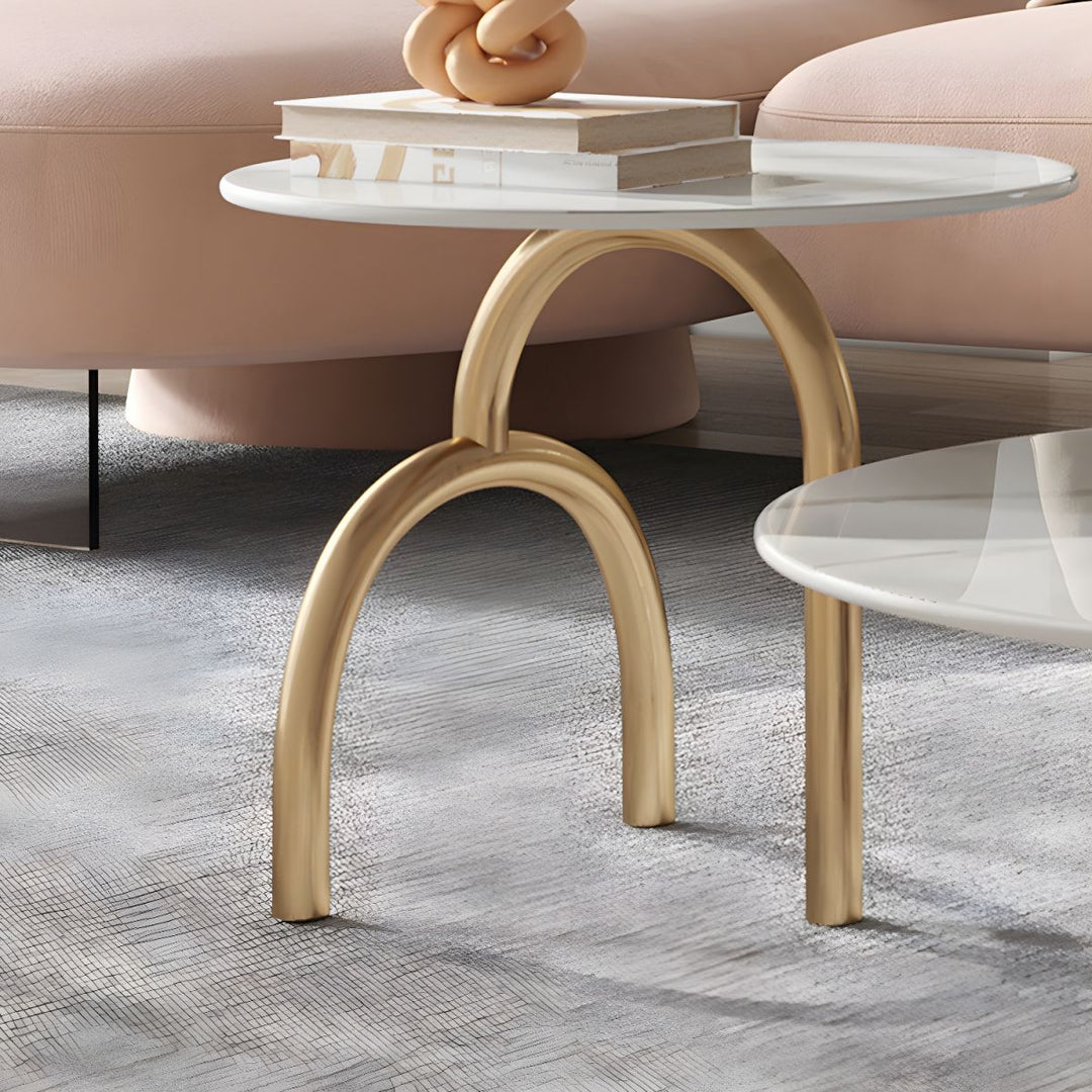 Kashmira Stainless Steel Coffee Table for Living Room