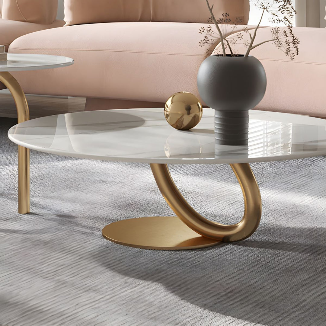 Kashmira Stainless Steel Coffee Table for Living Room