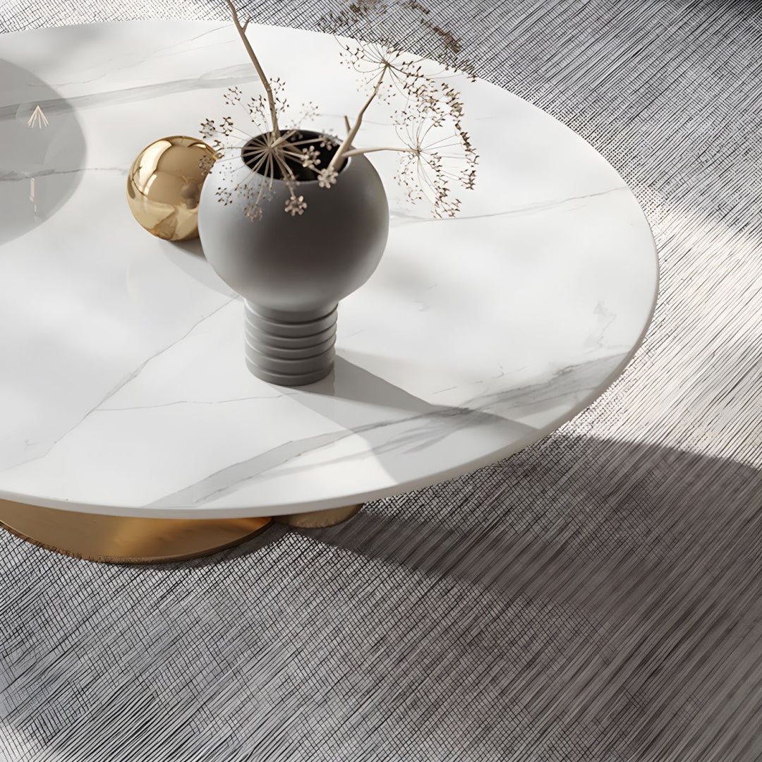Kashmira Stainless Steel Coffee Table for Living Room