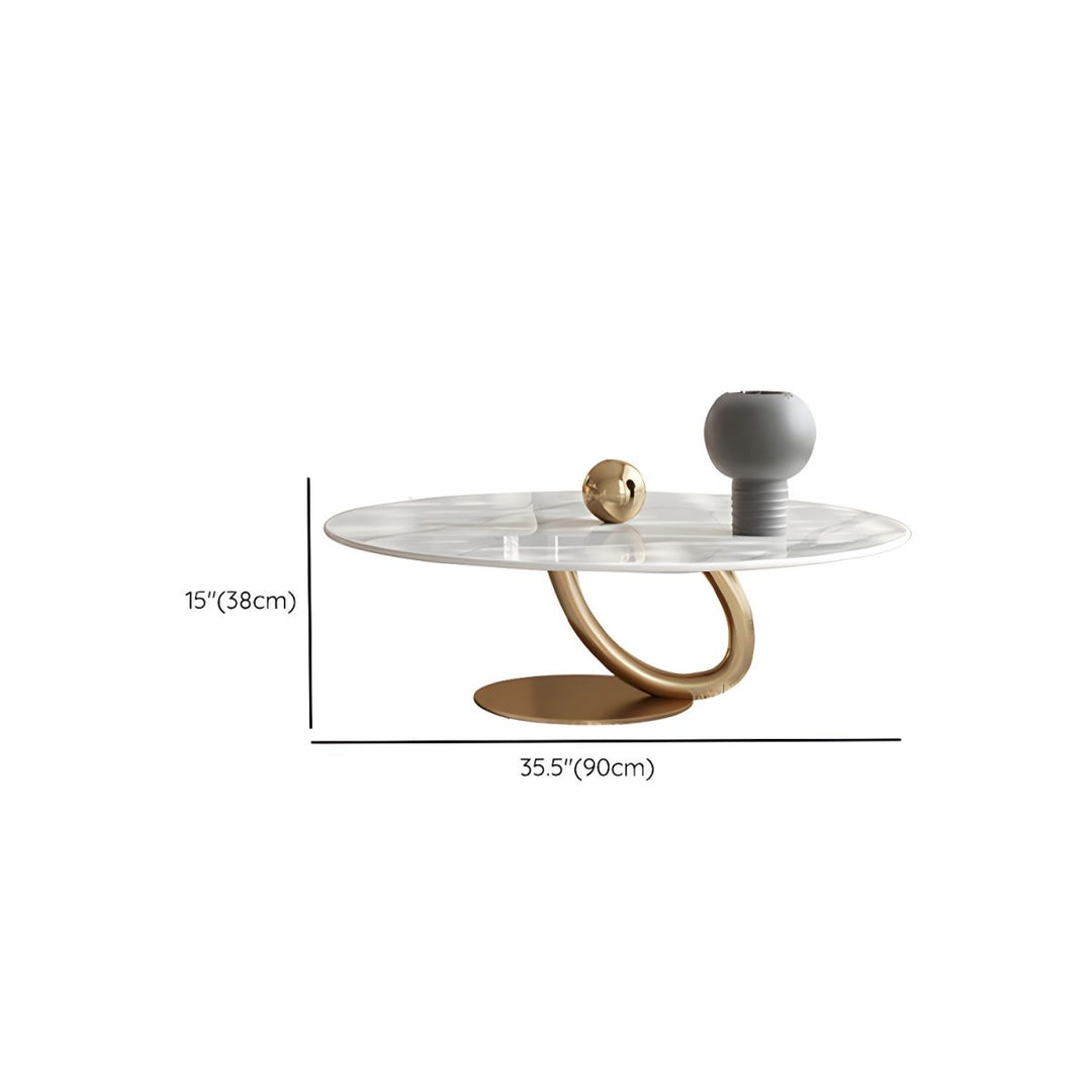 Kashmira Stainless Steel Coffee Table for Living Room