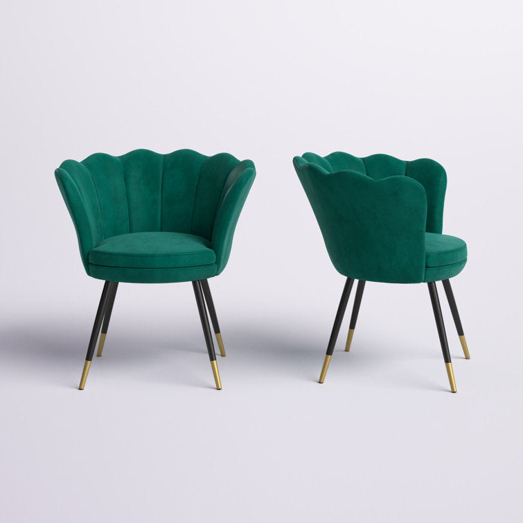 Roshika Metal and Fabric Arm Chair | Living Room Chair | Lounge Chair