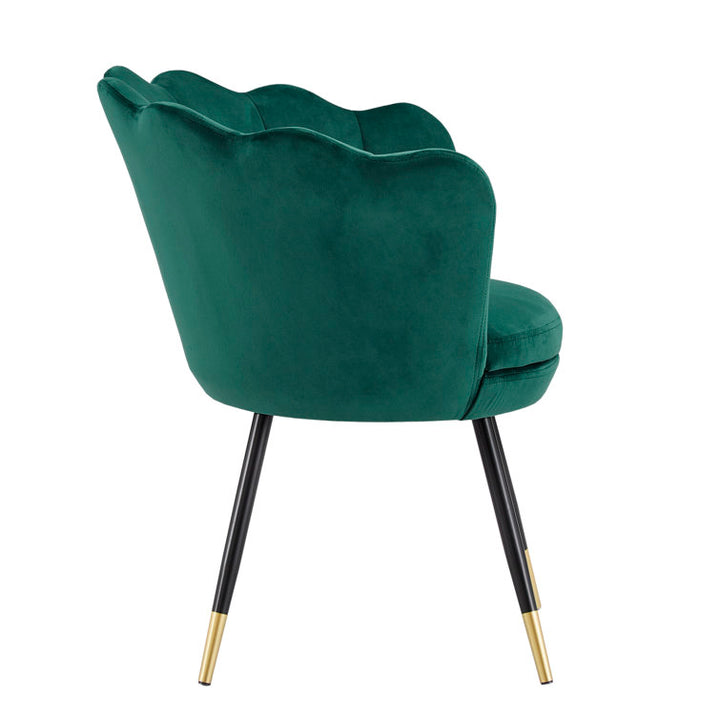 Roshika Metal and Fabric Arm Chair | Living Room Chair | Lounge Chair