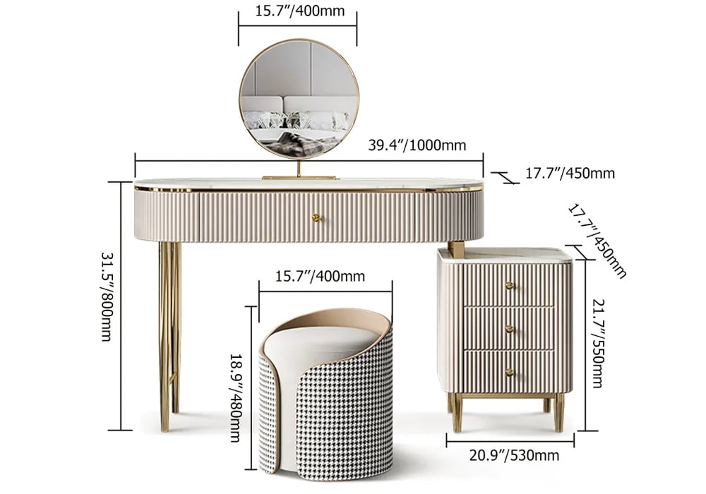 Swarna Dressing Table | Makeup Vanity