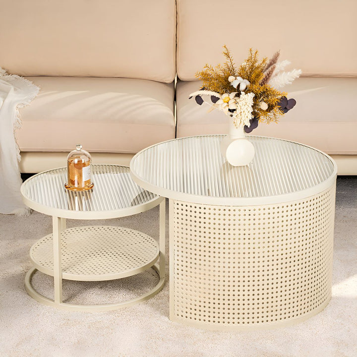 Lekha Stainless Coffee Table for Living Room