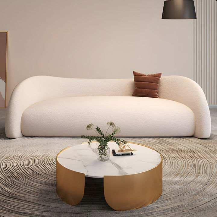 Devanshi Stainless Steel Frame Coffee Table for Living Room