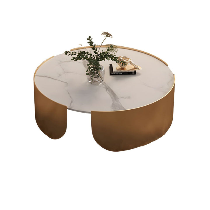 Devanshi Stainless Steel Frame Coffee Table for Living Room