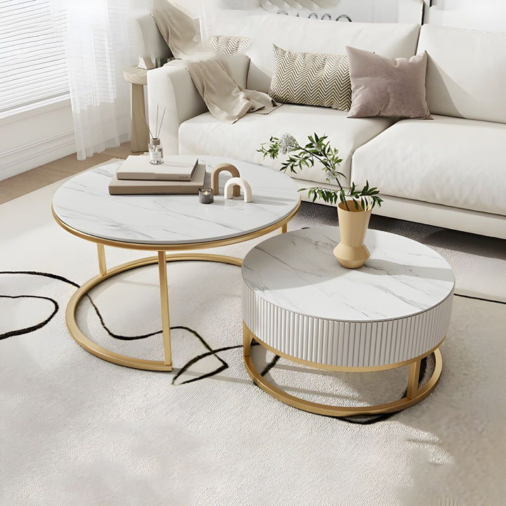 Minal Stainless Steel Coffee Table for Living Room
