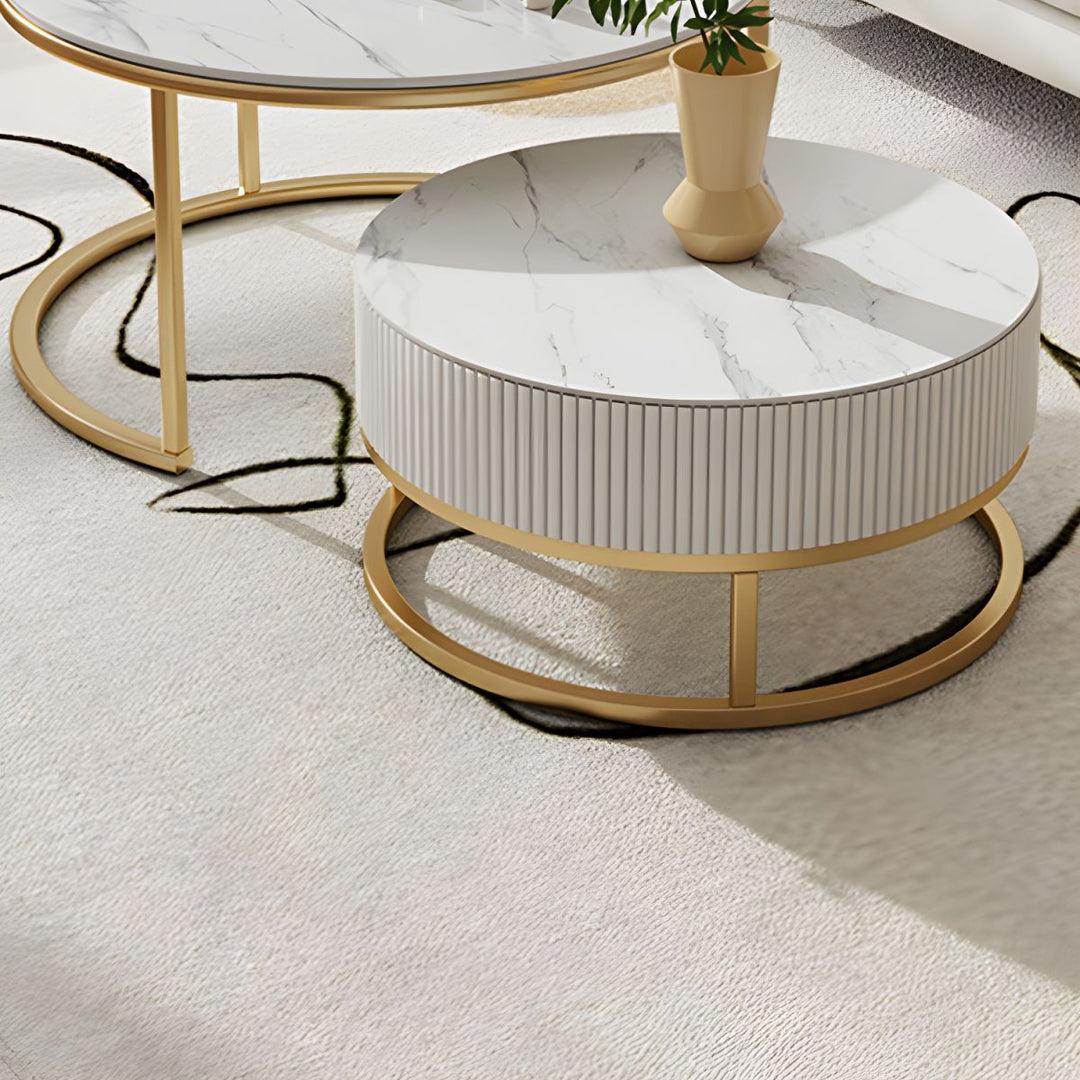 Minal Stainless Steel Coffee Table for Living Room