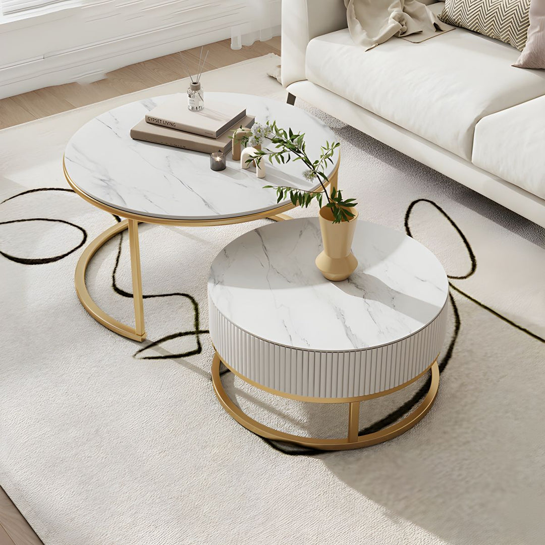 Minal Stainless Steel Coffee Table for Living Room