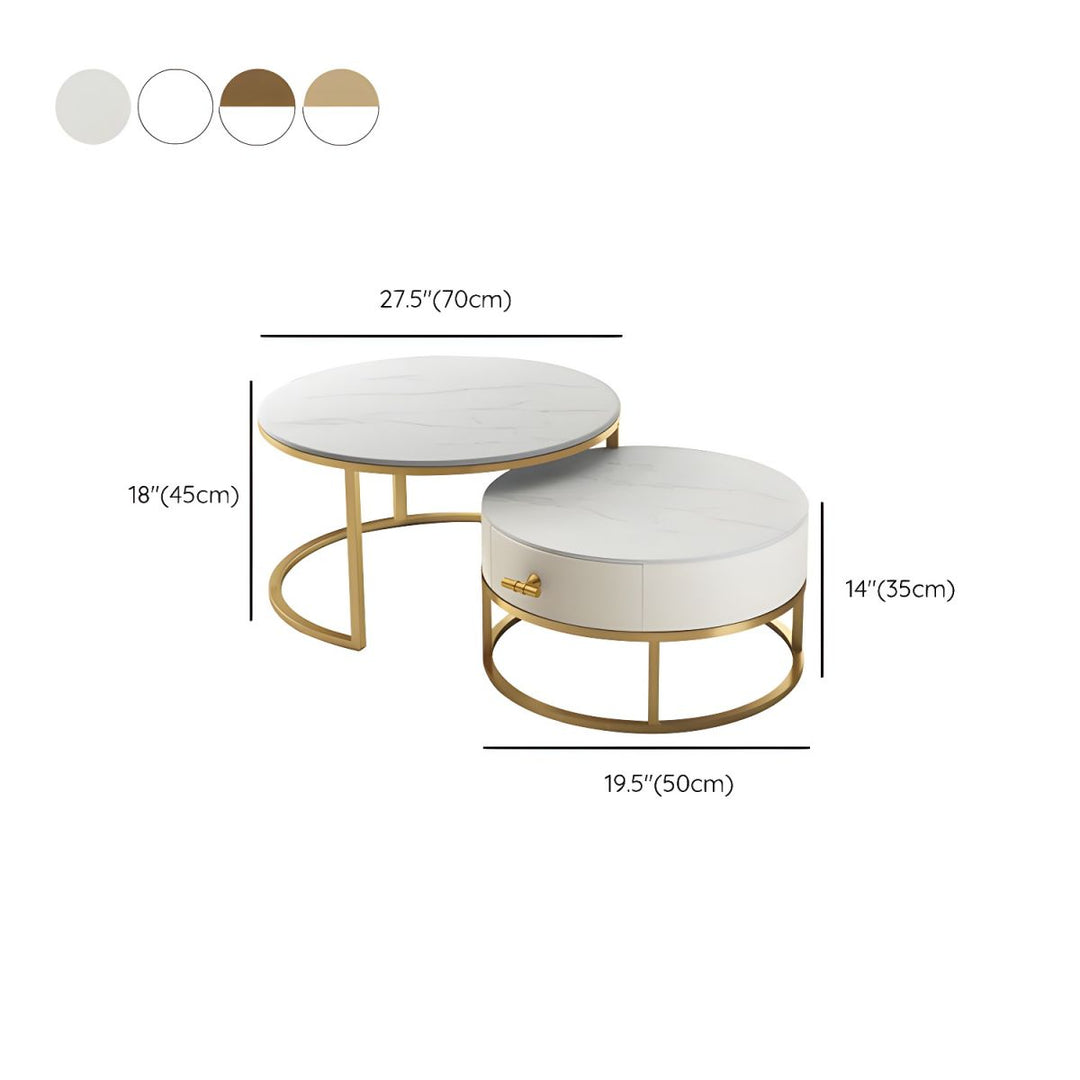 Minal Stainless Steel Coffee Table for Living Room