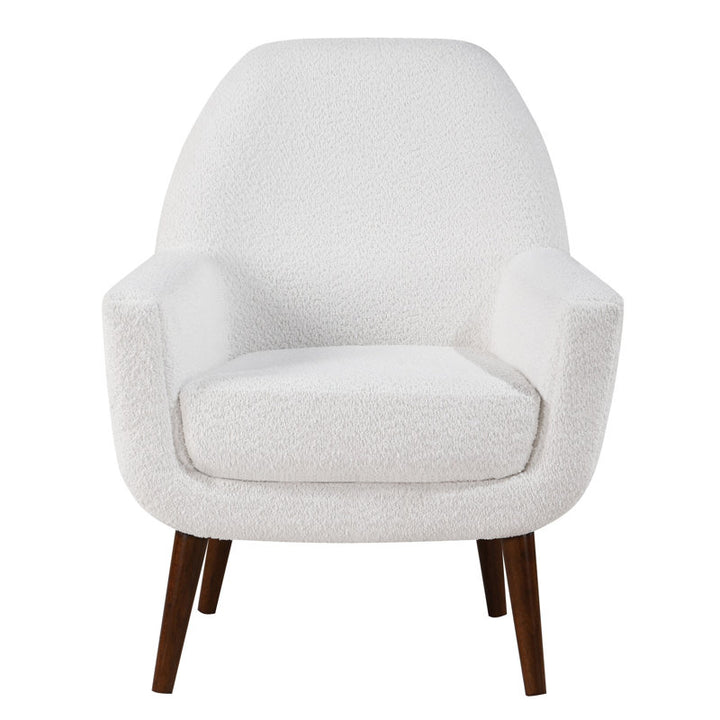 Ishita Solid Wood and Fabric Arm Chair | Living Room Chair | Lounge Chair