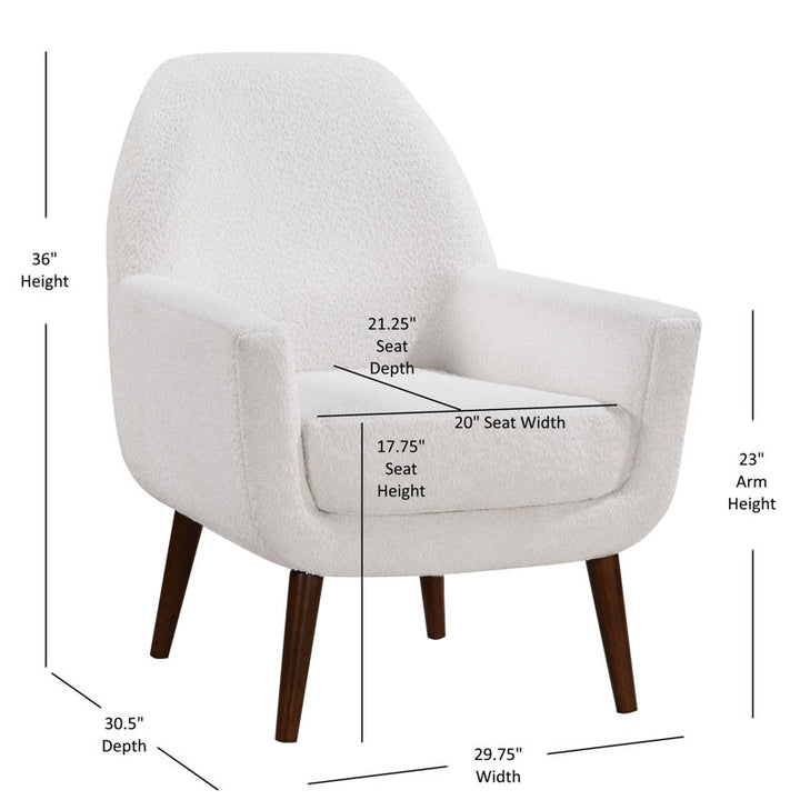 Ishita Solid Wood and Fabric Arm Chair | Living Room Chair | Lounge Chair