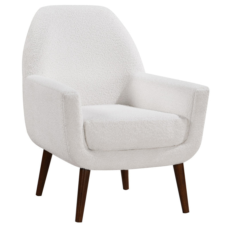 Ishita Solid Wood and Fabric Arm Chair | Living Room Chair | Lounge Chair