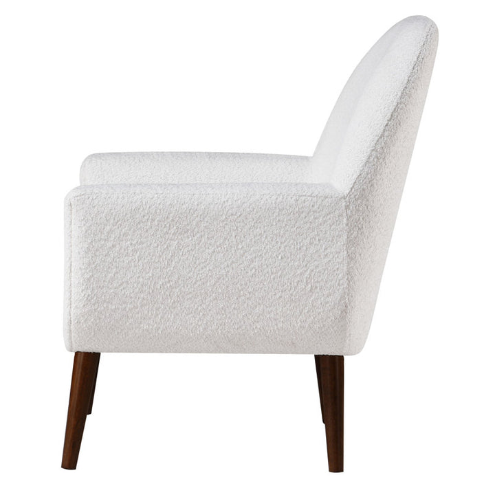 Ishita Solid Wood and Fabric Arm Chair | Living Room Chair | Lounge Chair