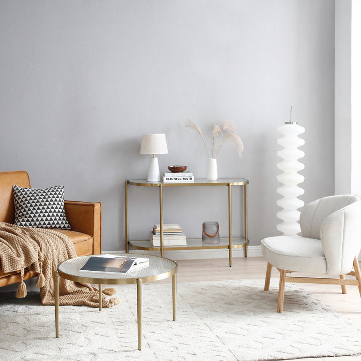Zenith Stainless Steel Coffee Table For Living Room
