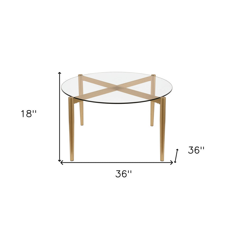 Bhavya Metal Coffee Table For Living Room