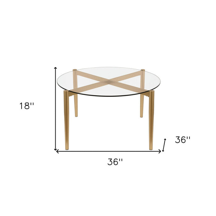 Bhavya Metal Coffee Table For Living Room