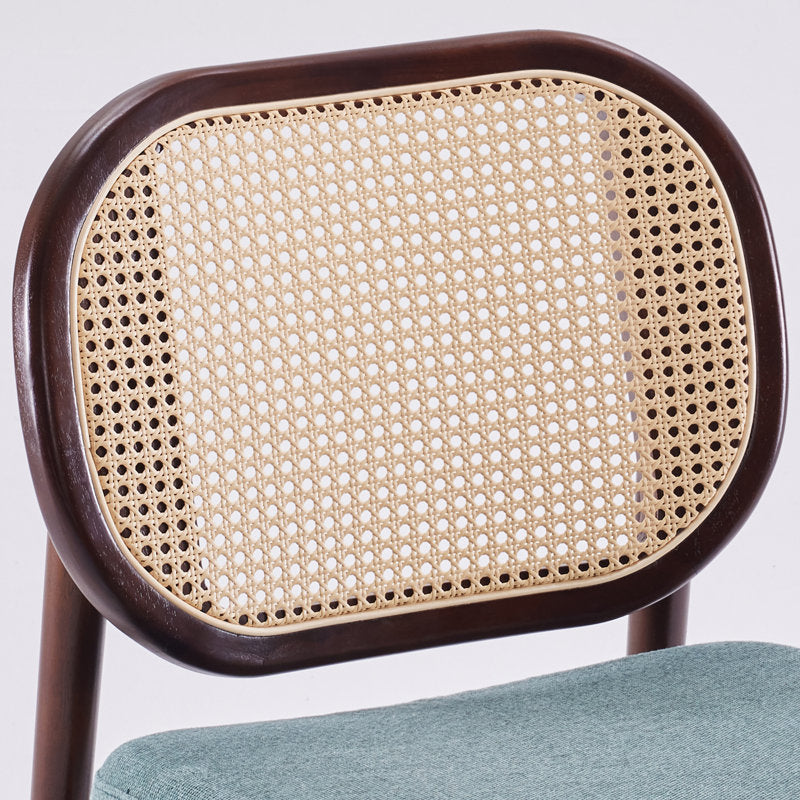 Kashika Solid Wood and Fabric Arm Chair | Living Room Chair | Lounge Chair