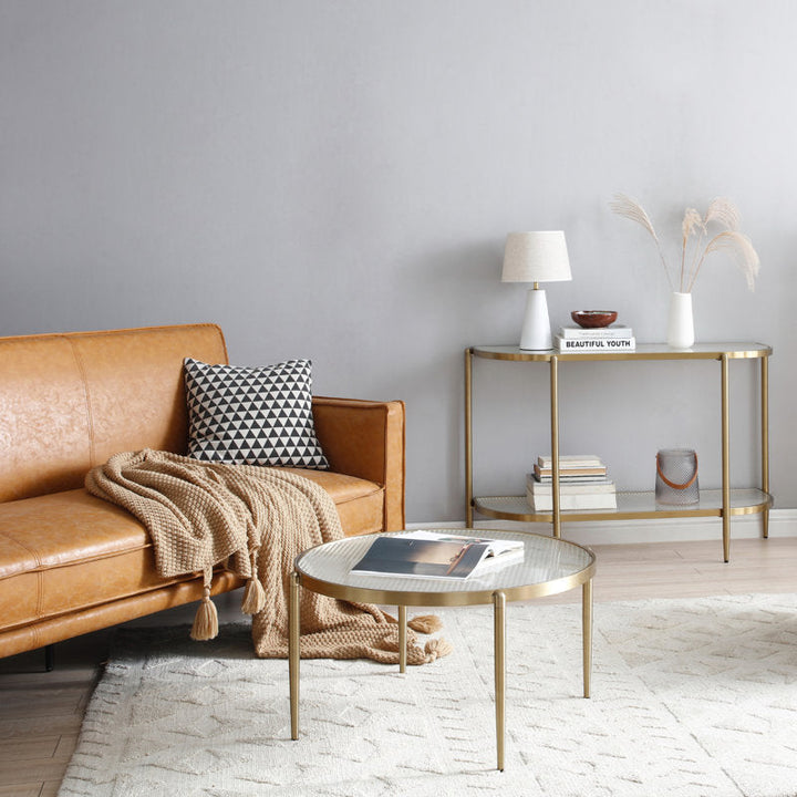 Zenith Stainless Steel Coffee Table For Living Room