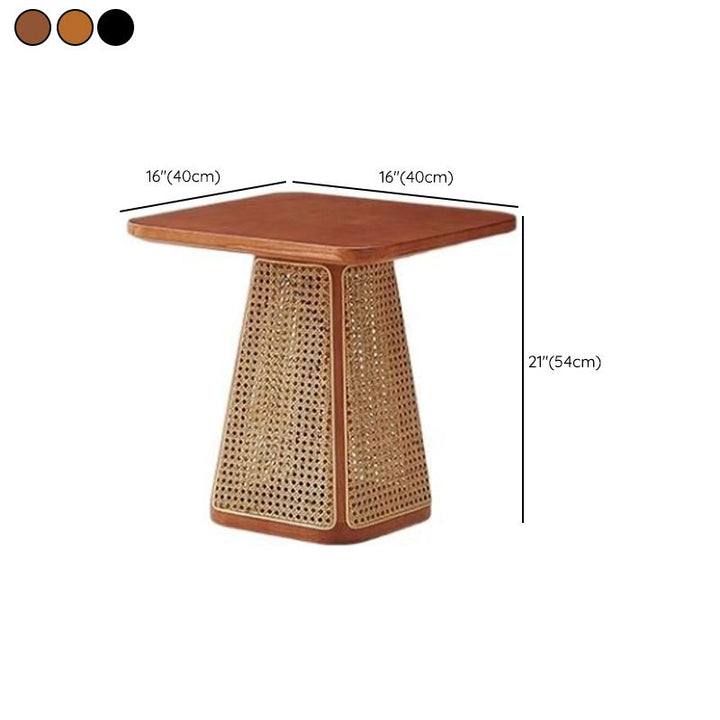 Aurora Solid Wood Coffee Table for Living Room | Set of 2