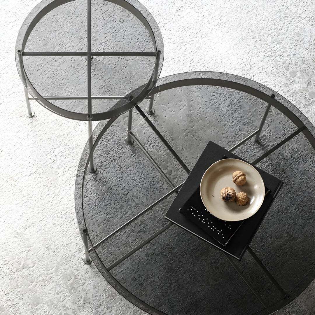Farhan Stainless Steel Frame Coffee Table for Living Room