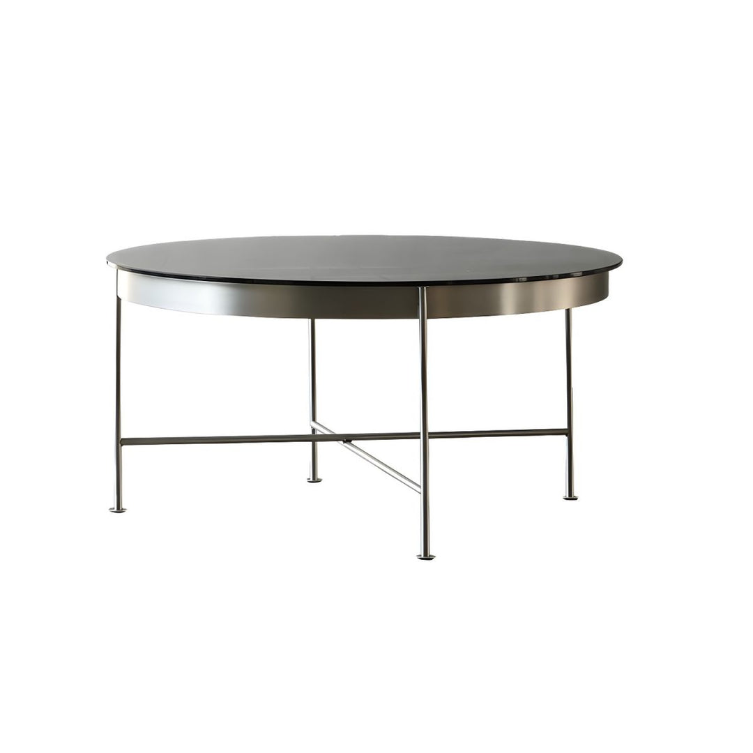 Farhan Stainless Steel Frame Coffee Table for Living Room