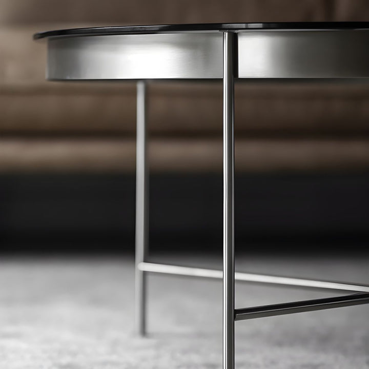 Farhan Stainless Steel Frame Coffee Table for Living Room