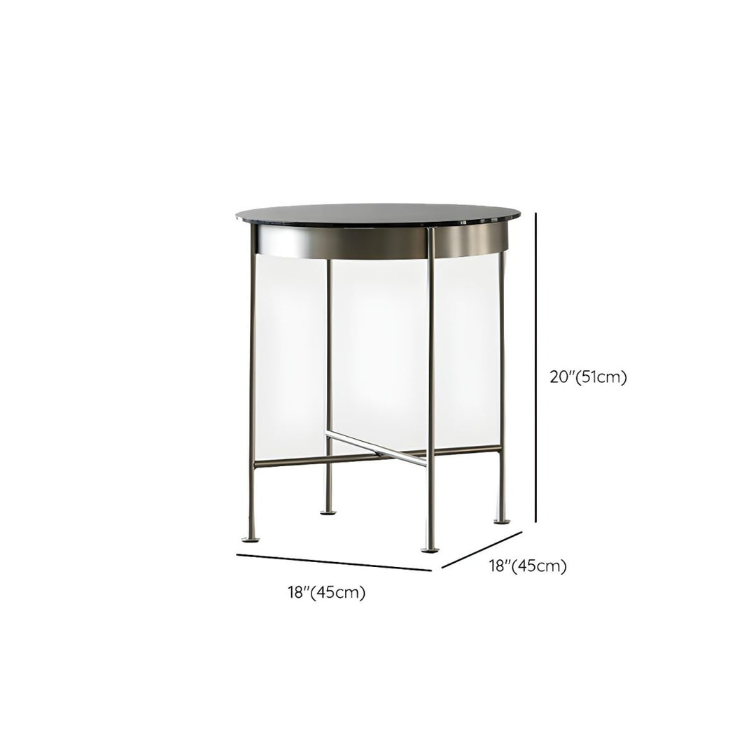 Farhan Stainless Steel Frame Coffee Table for Living Room
