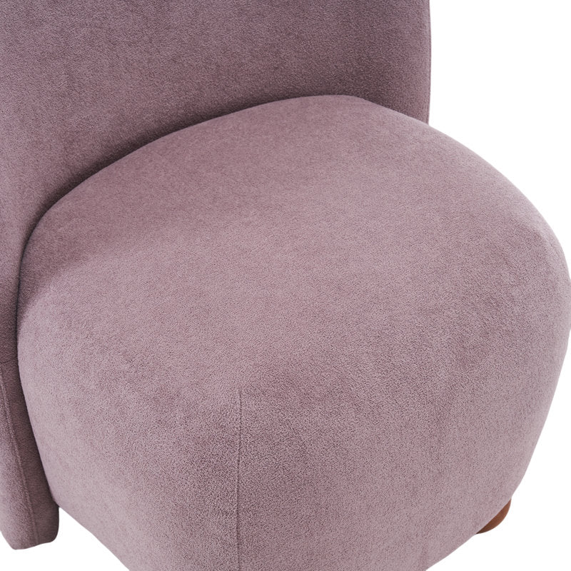 Mishka Solid Wood and Fabric Arm Chair | Living Room Chair | Lounge Chair