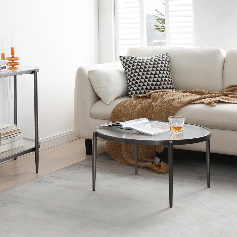 Ember Stainless Steel Coffee Table For Living Room