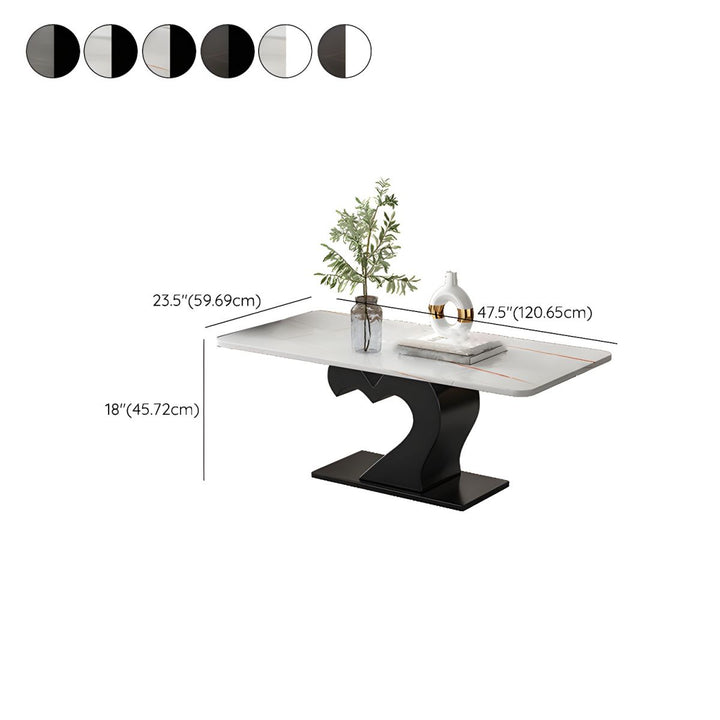 Kabir Stainless Steel Coffee Table Set | Heart Shape Coffee Table