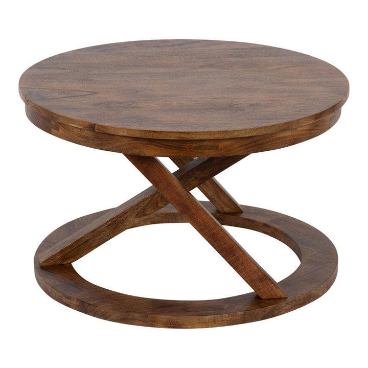 Anand Solid Wood Coffee Table For Living Room | Honey Finish