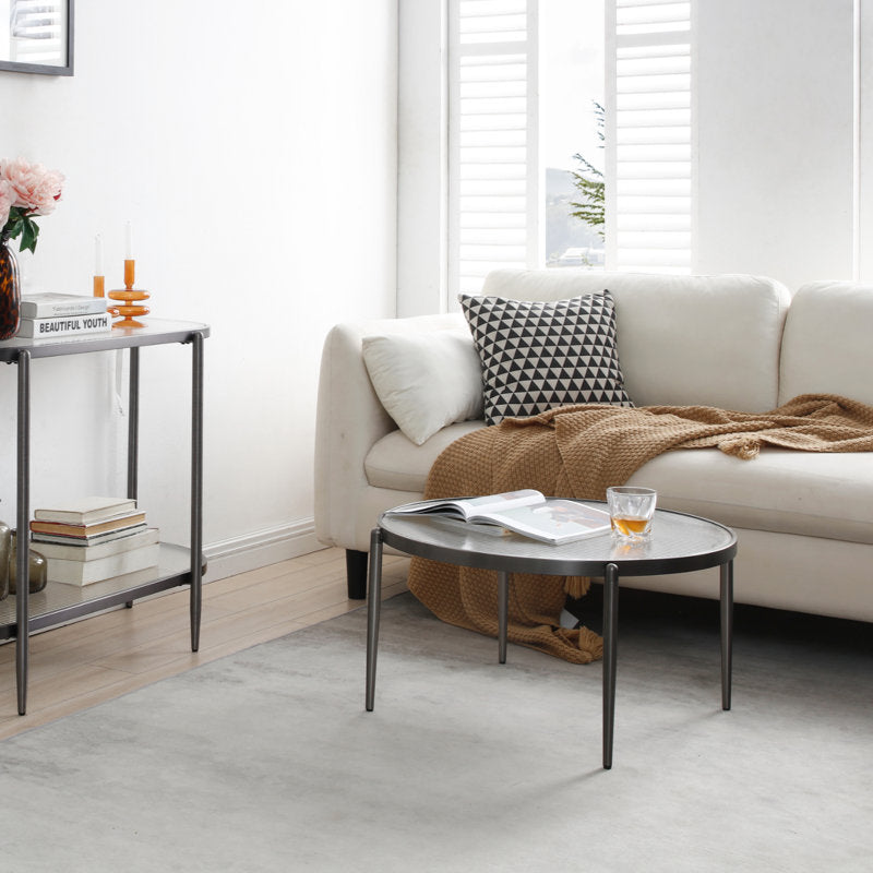 Ember Stainless Steel Coffee Table For Living Room
