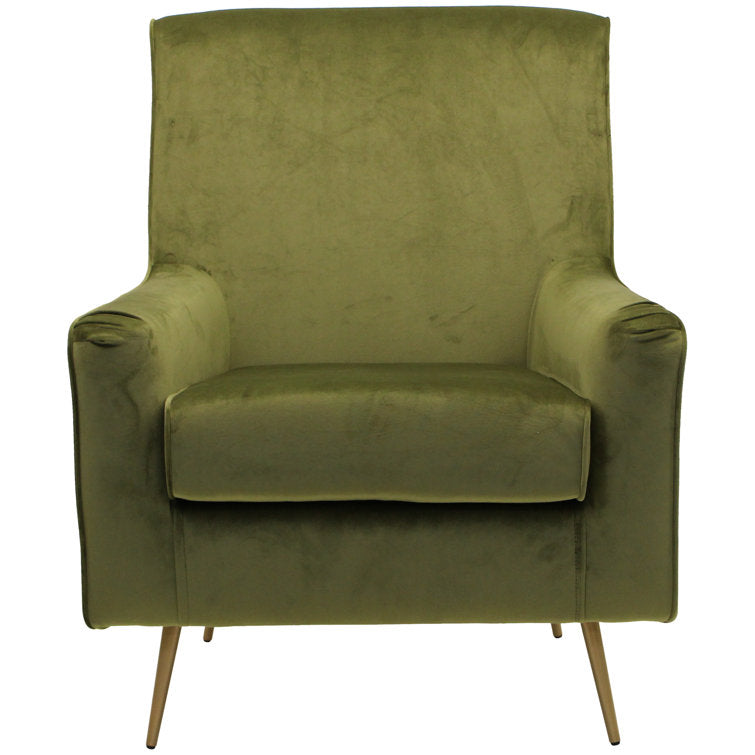 Anvika Metal and Fabric Arm Chair | Living Room Chair | Lounge Chair