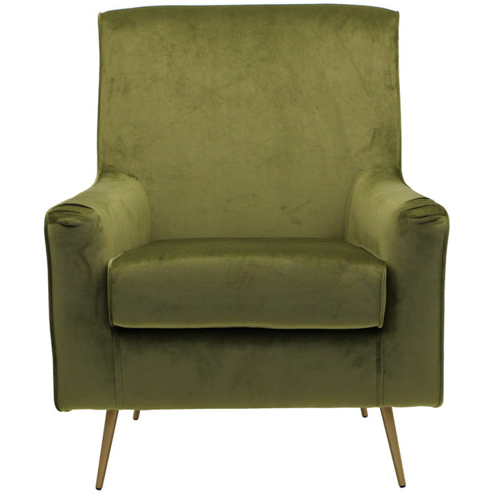 Anvika Metal and Fabric Arm Chair | Living Room Chair | Lounge Chair