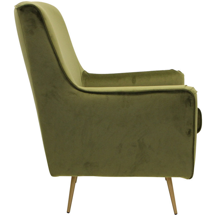 Anvika Metal and Fabric Arm Chair | Living Room Chair | Lounge Chair
