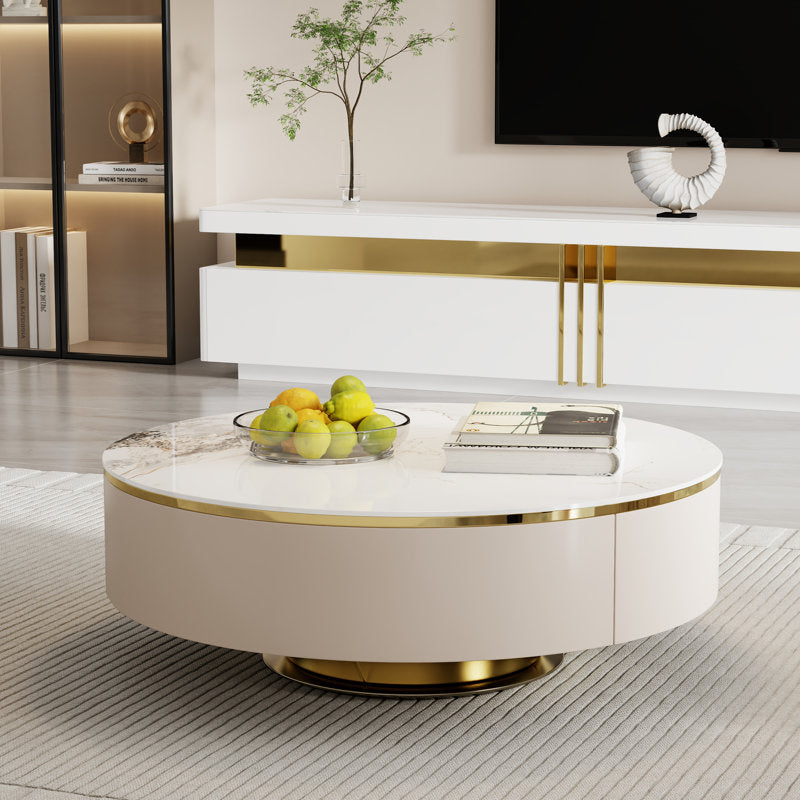 Charvi Metal Coffee Table For Living Room