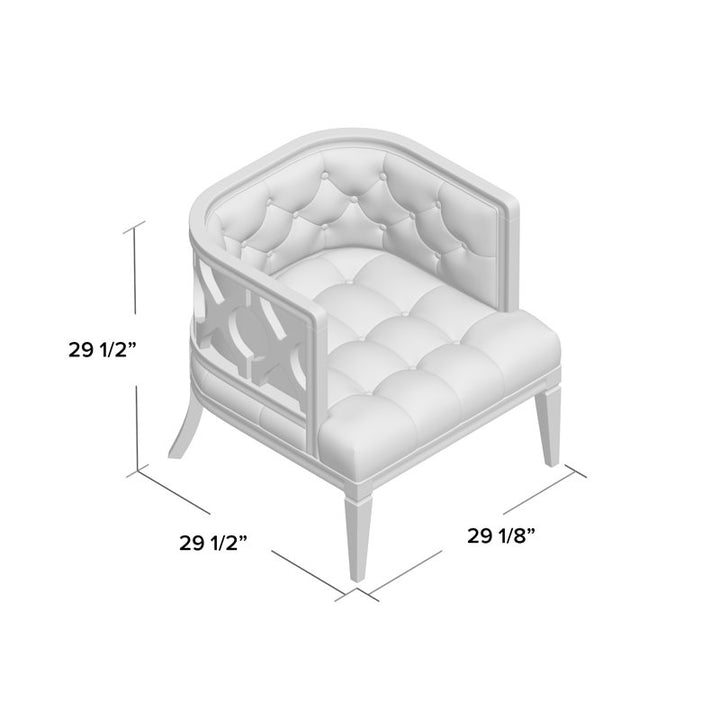 Ishira Solid Wood and Fabric Arm Chair | Living Room Chair | Lounge Chair