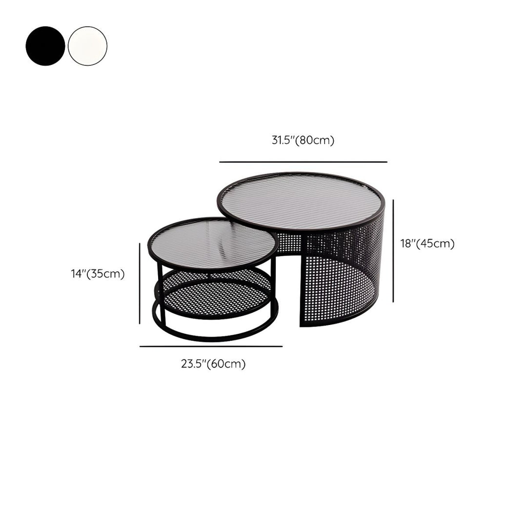 Mihir Stainless Steel Frame Coffee Table for Living Room | Fluted Glass Top