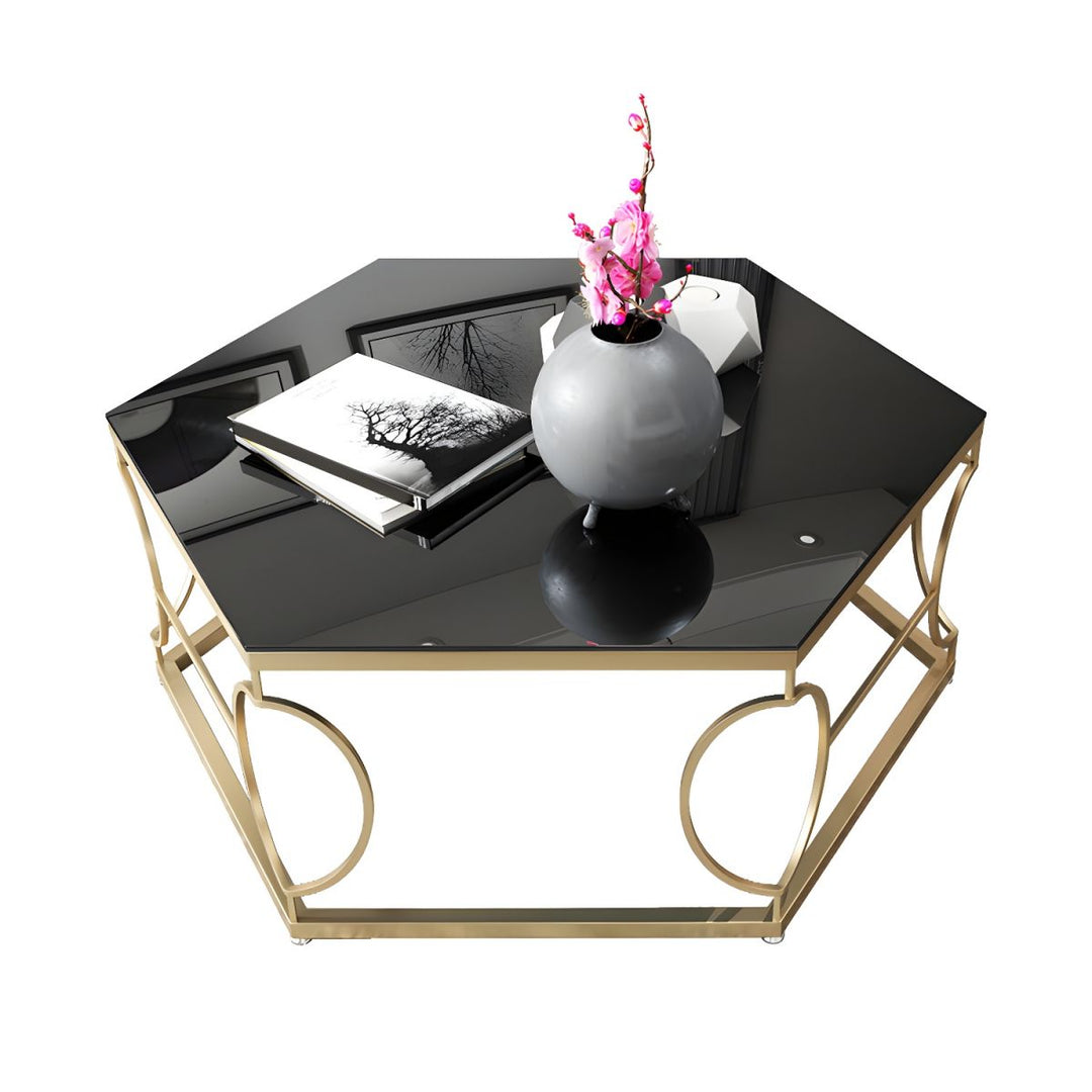 Neil Stainless Steel Frame Coffee Table for Living Room