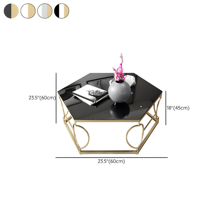 Neil Stainless Steel Frame Coffee Table for Living Room
