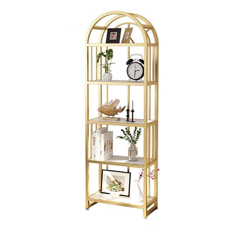 Zlata Stainless Steel Frame Storage Shelves | Bookshelves